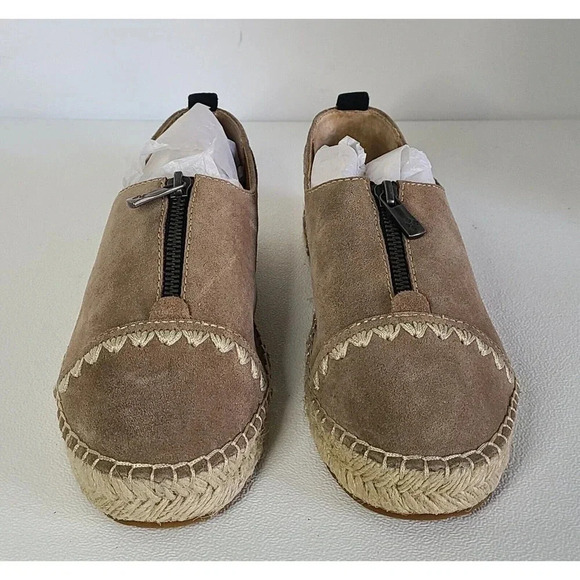 WOMEN'S PATRICIA NASH EVA SUEDE BEIGE ESPADRILLES SIZE 7 M NEW - Picture 2 of 8
